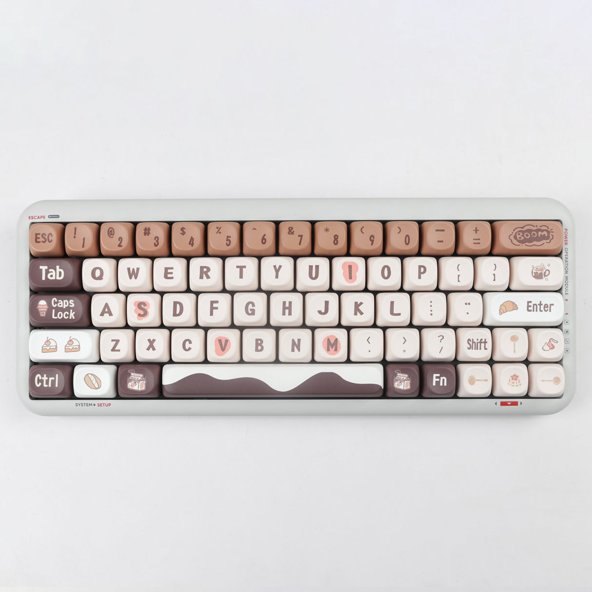 YUNZII Chocolate Keycap Set