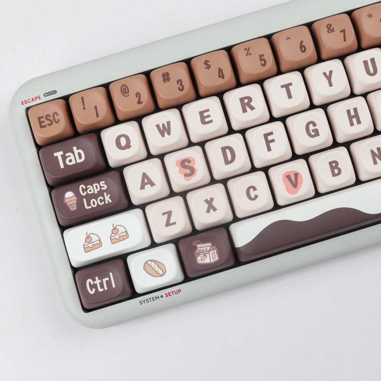 YUNZII Chocolate Keycap Set