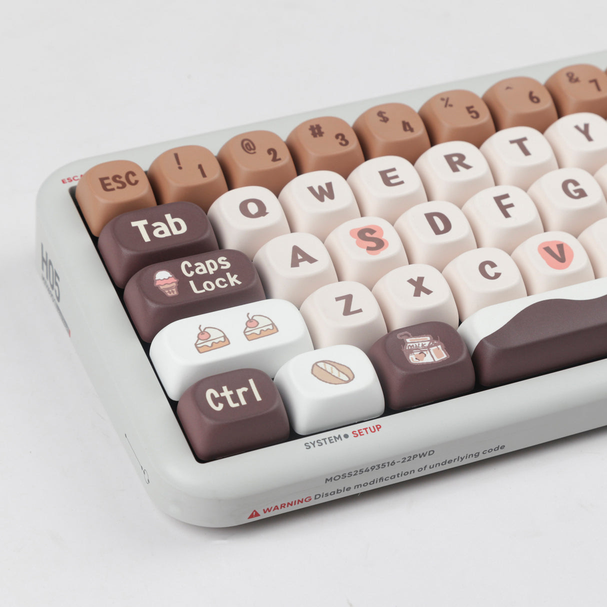 YUNZII Chocolate Keycap Set