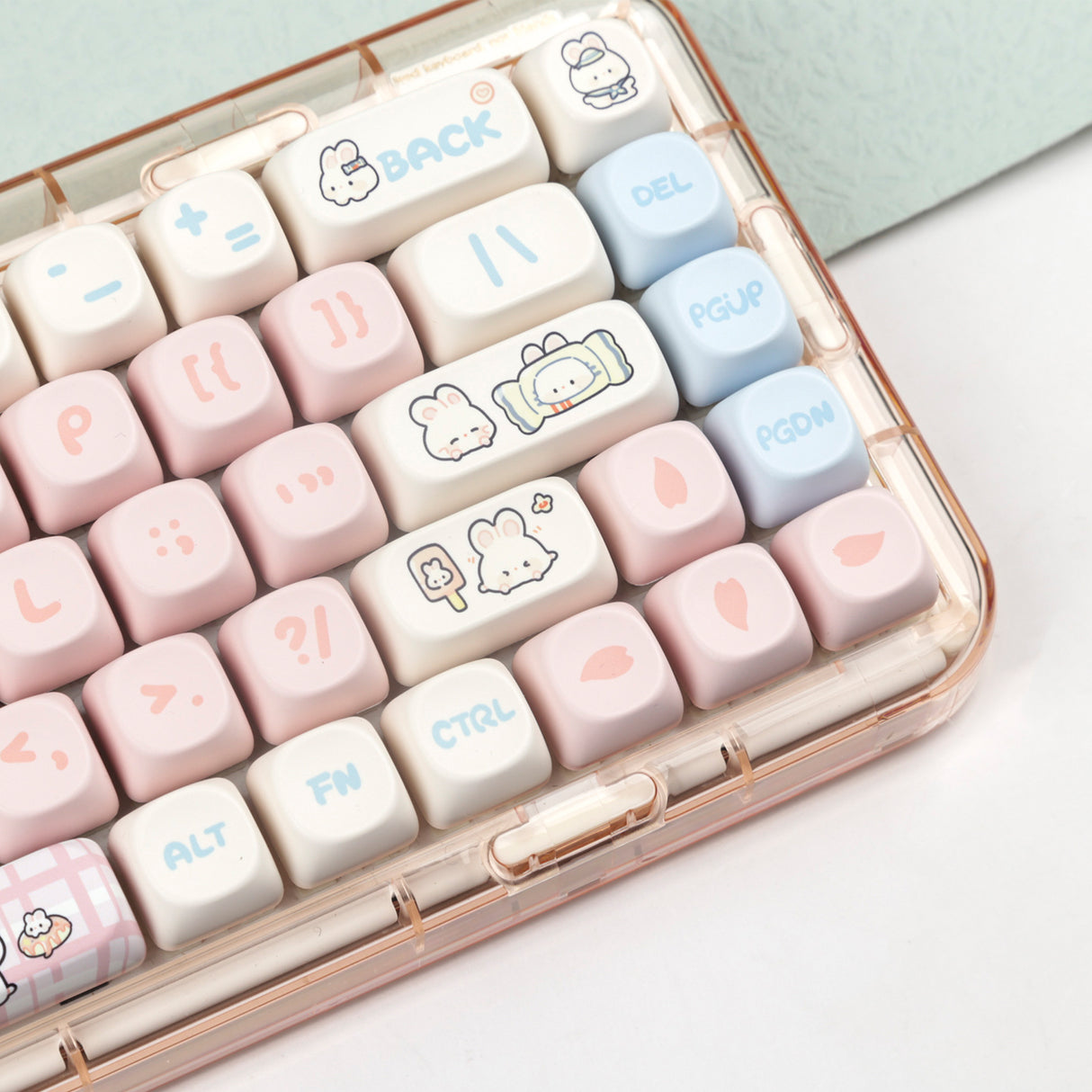 YUNZII Toffee Bunny Keycap Set