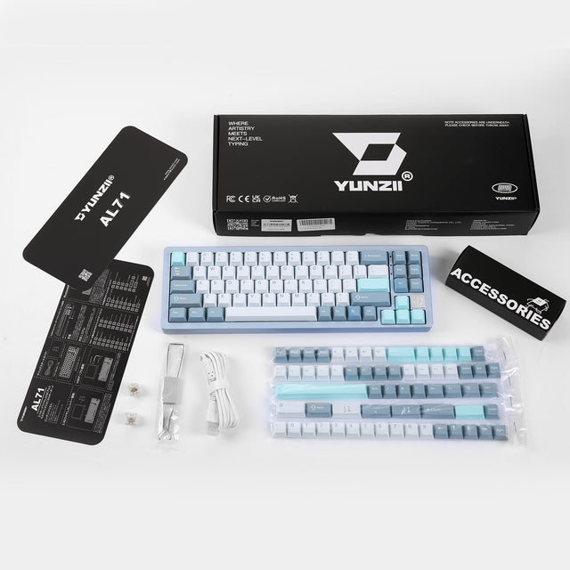YUNZII AL71 Full Aluminum Mechanical Keyboard – YUNZII KEYBOARD