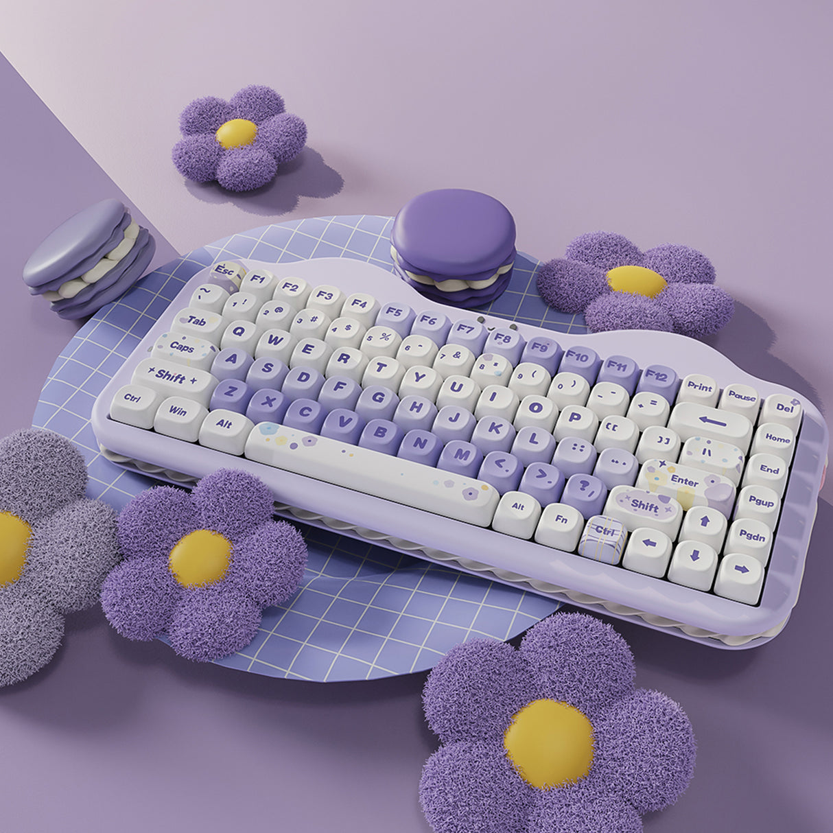 PRE-ORDER YUNZII C75 Cake Meow Wireless Mechanical Keyboard