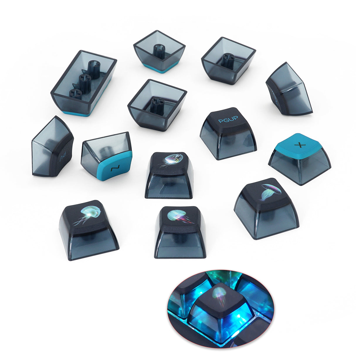 YUNZII Jellyfish Keycap Set