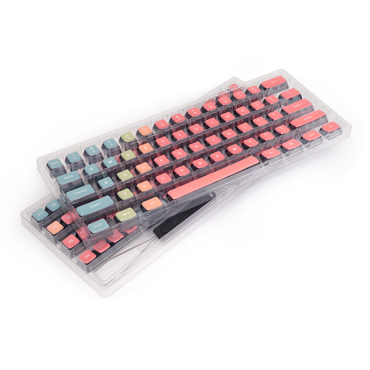 YUNZII Gradient Pink Keycap Set