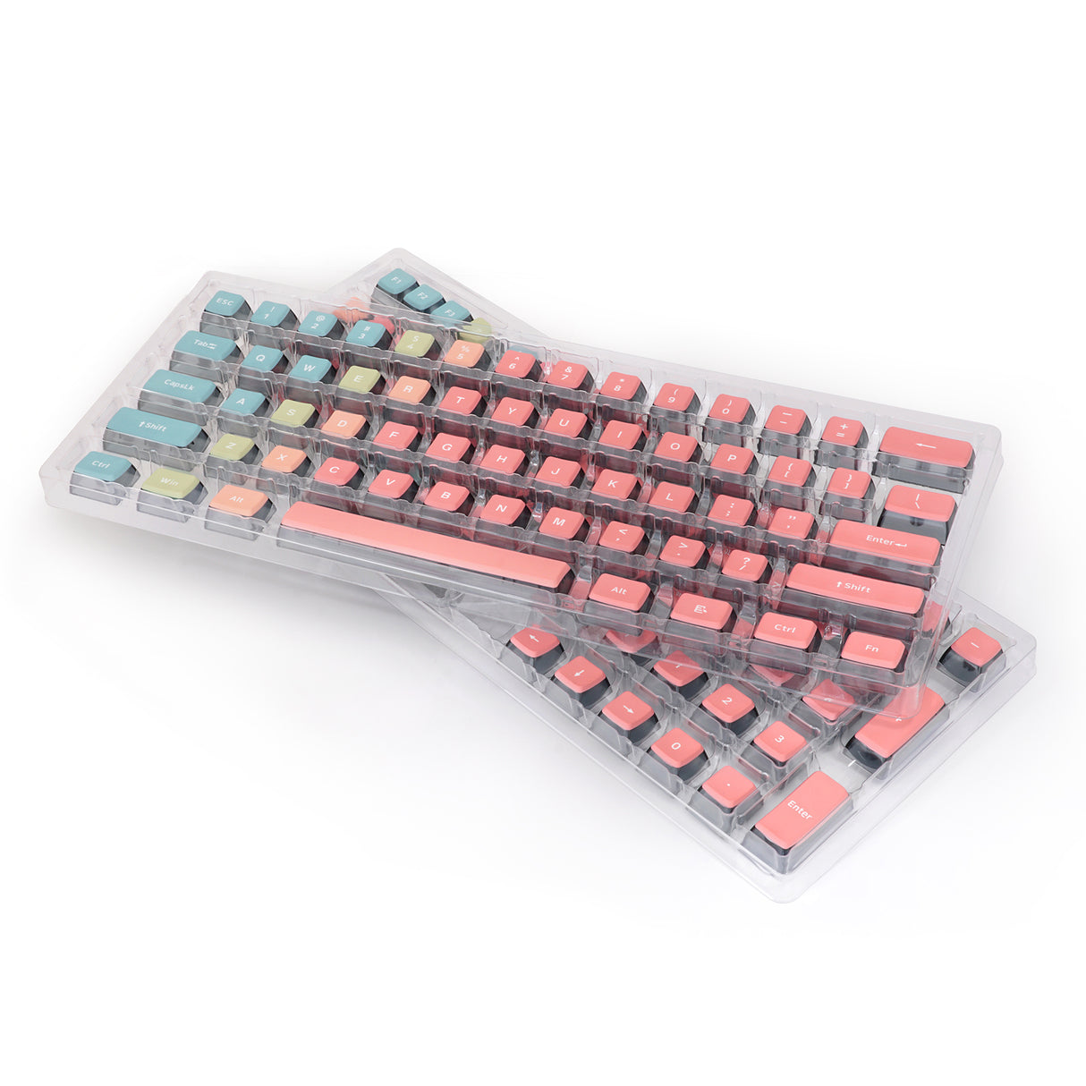 YUNZII Gradient Pink Keycap Set