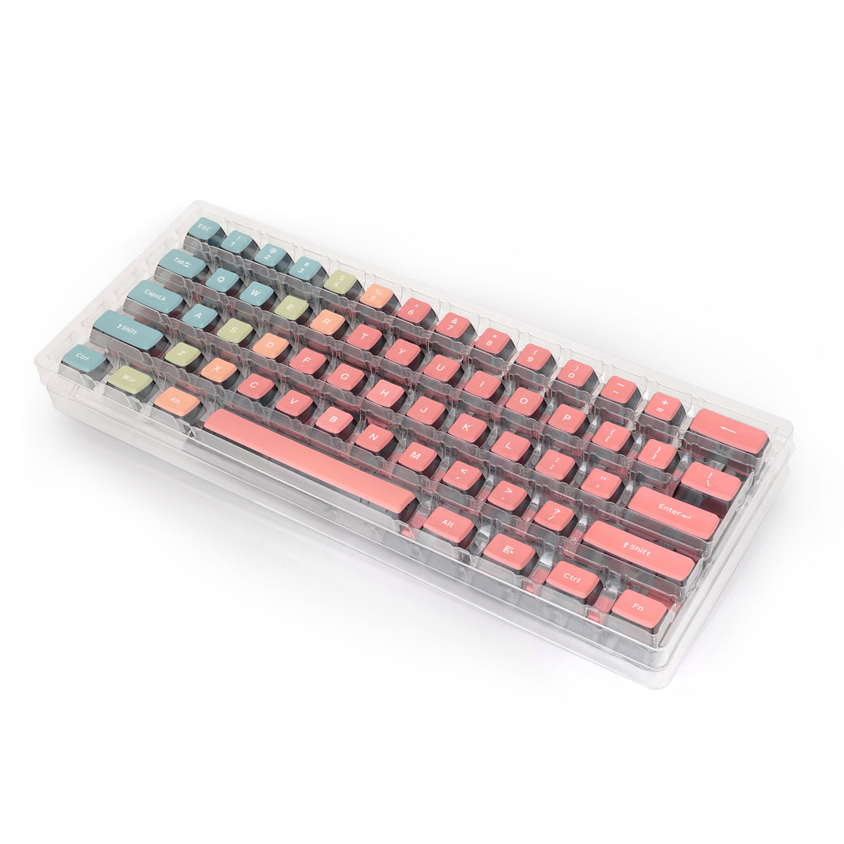 YUNZII Gradient Pink Keycap Set