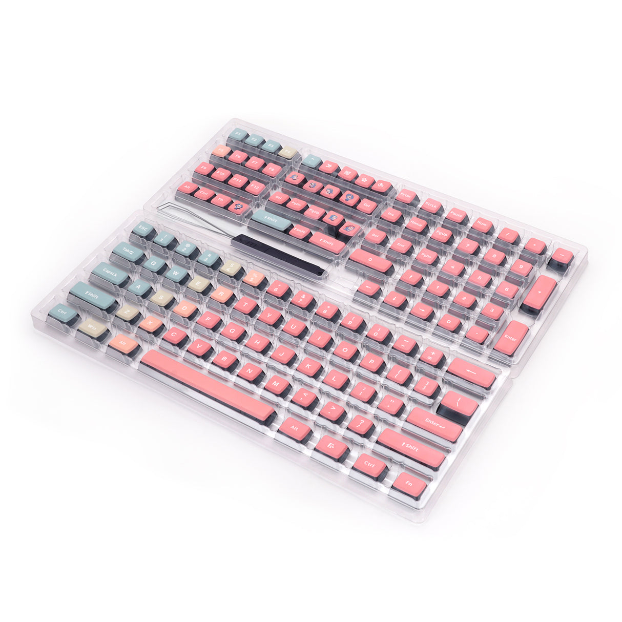 YUNZII Gradient Pink Keycap Set