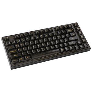 YUNZII X75 82 Keys Wired Hot Swappable Gasket Transparent Mechanical Keyboard