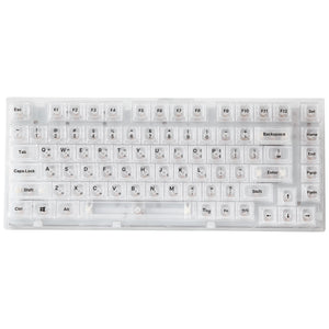 YUNZII X75 82 Keys Wired Hot Swappable Gasket Transparent Mechanical Keyboard