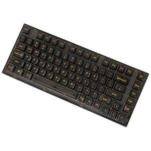 YUNZII X75 82 Keys Wired Hot Swappable Gasket Transparent Mechanical Keyboard