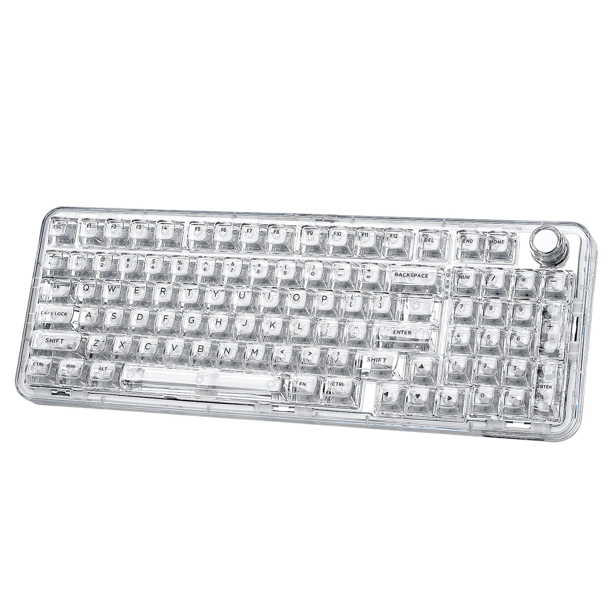 YUNZII X98 Transparent QMK/VIA Mechanical Keyboard