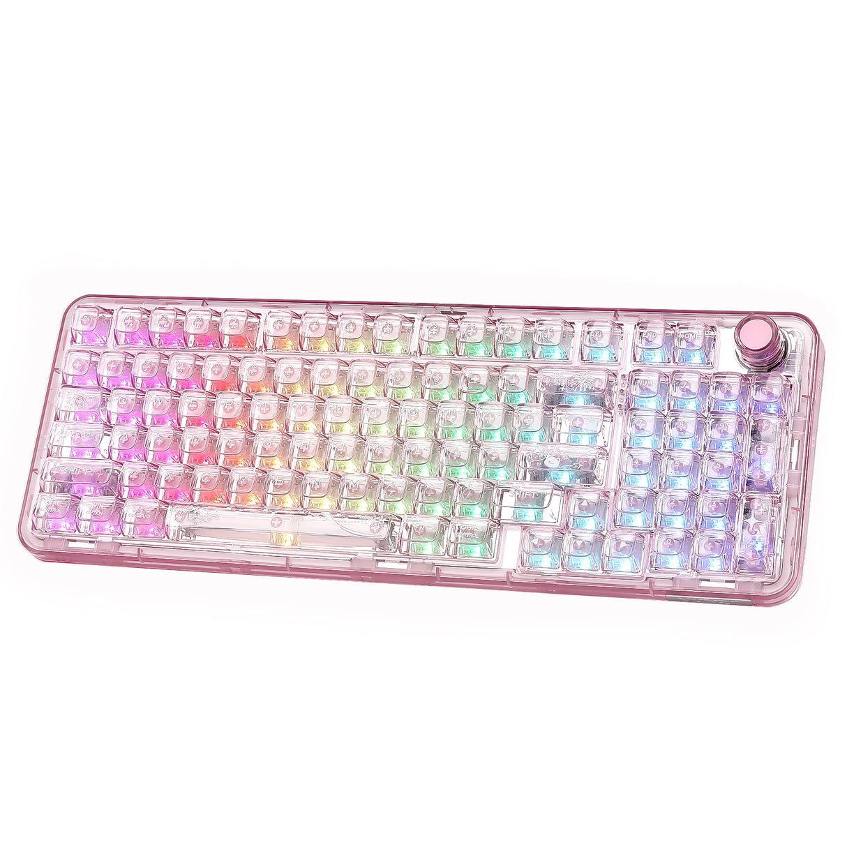 YUNZII X98 Transparent QMK/VIA Mechanical Keyboard
