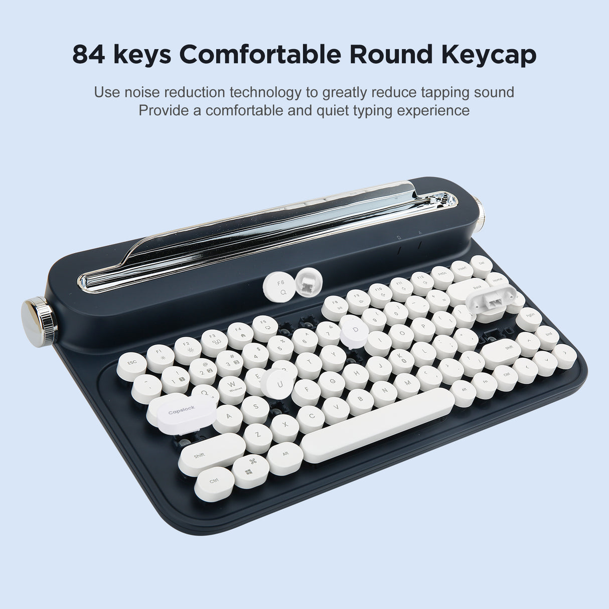 YUNZII ACTTO B303 Wireless Keyboard - Midnight Navy – YUNZII KEYBOARD