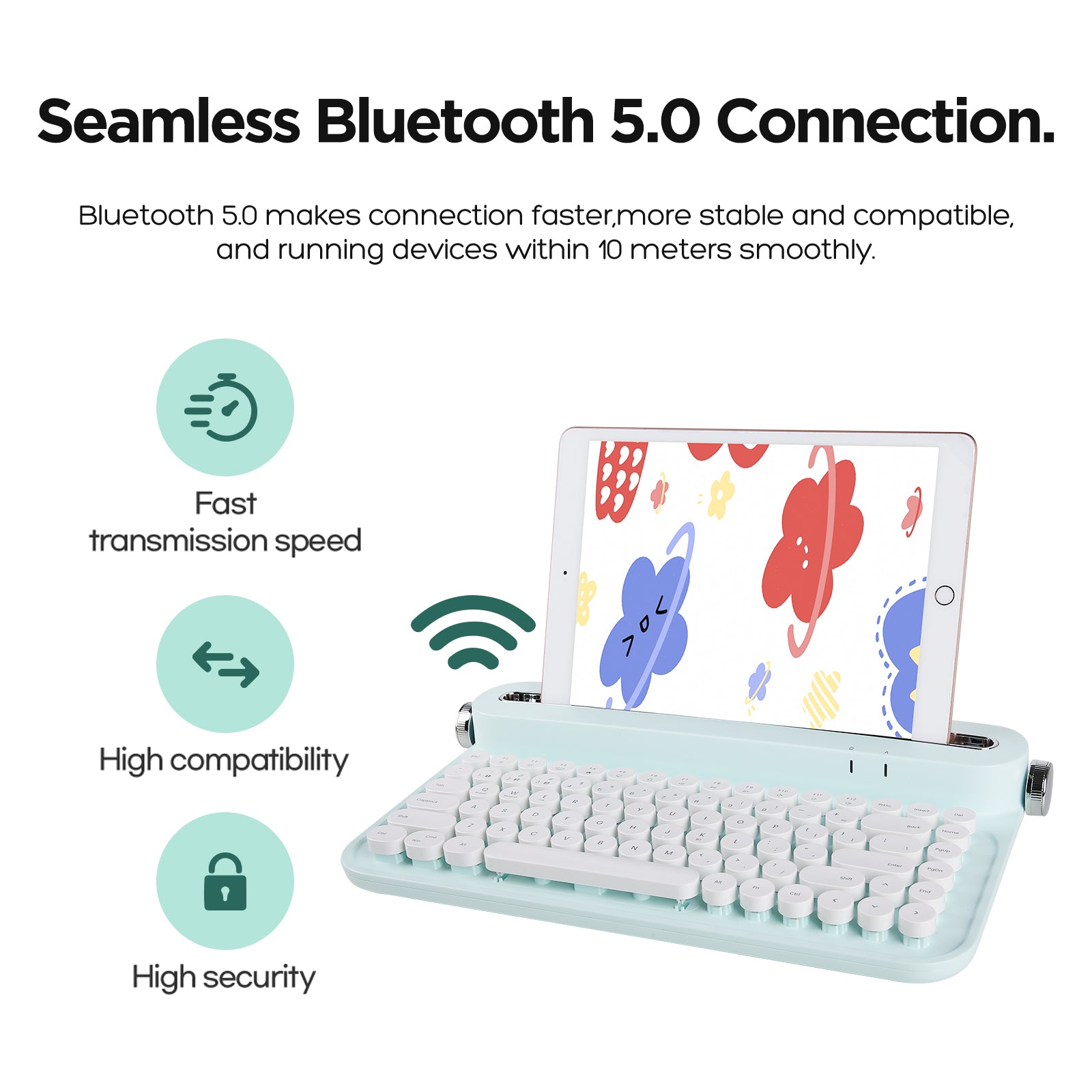 YUNZII ACTTO B305 Wireless Keyboard keyboard image
