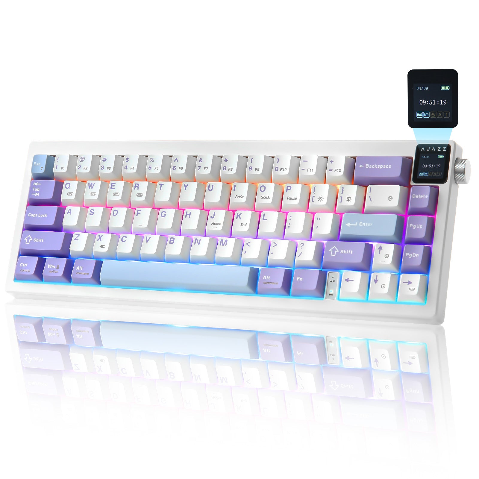 Ajazz AK650 Wireless Mechanical Keyboard keyboard image