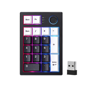 YUNZII AL21 Wireless Aluminum Mechanical Numpad Keyboard
