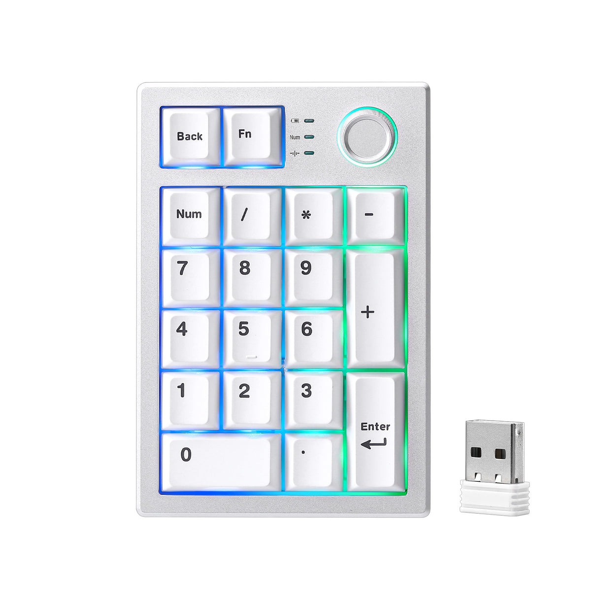 YUNZII AL21 Wireless Aluminum Mechanical Numpad Keyboard