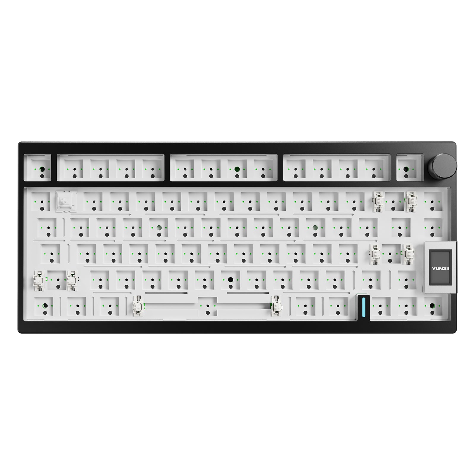 YUNZII AL80 QMK/VIA Knob Aluminum Keyboard Kit – YUNZII KEYBOARD
