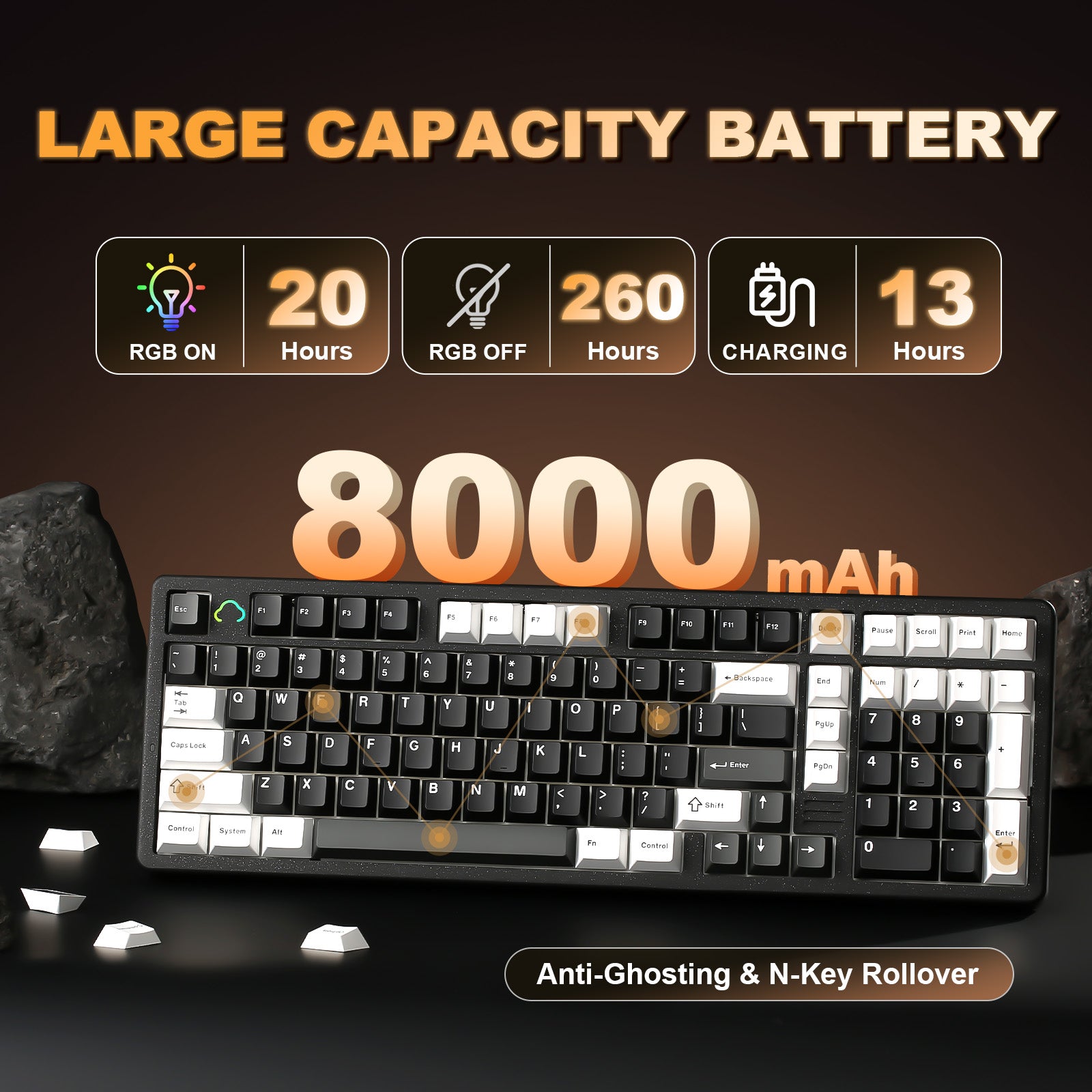 YUNZII AL98 QMK/VIA Full Aluminum Mechanical Gaming Keyboard keyboard image