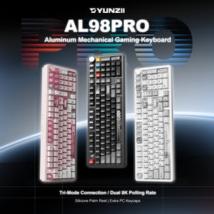 YUNZII AL98 PRO Dual-8K Wireless Aluminum Mechanical Keyboard