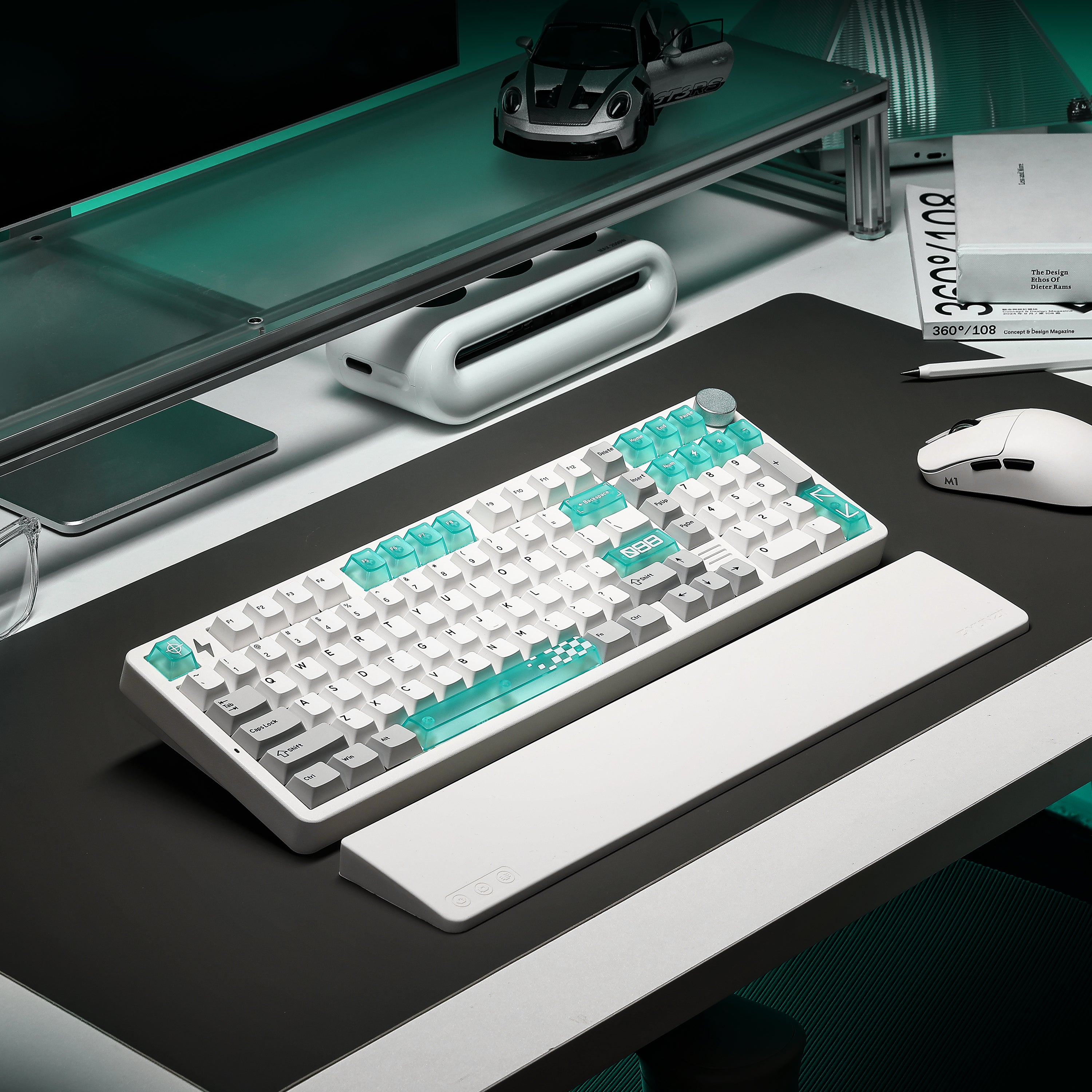 YUNZII AL98 PRO Dual-8K Wireless Aluminum Mechanical Keyboard keyboard image