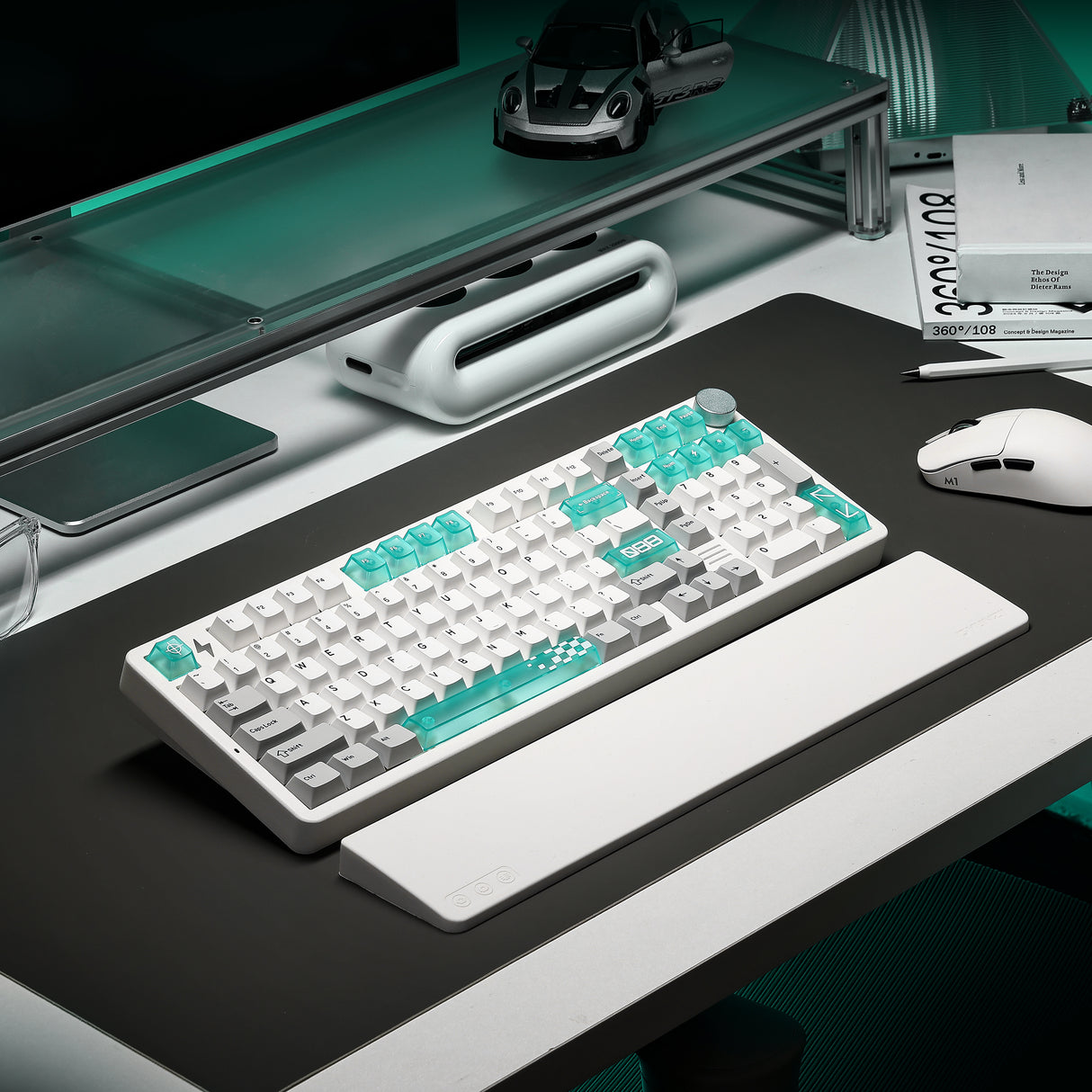 YUNZII AL98 PRO Dual-8K Wireless Aluminum Mechanical Keyboard