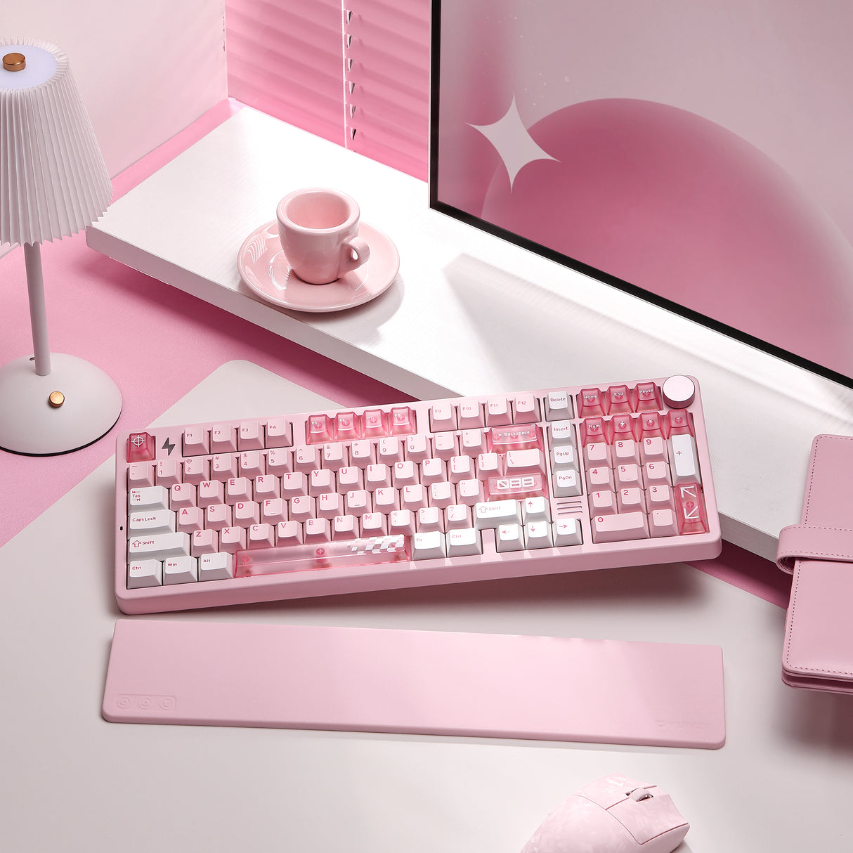 YUNZII AL98 PRO Dual-8K Wireless Aluminum Mechanical Keyboard