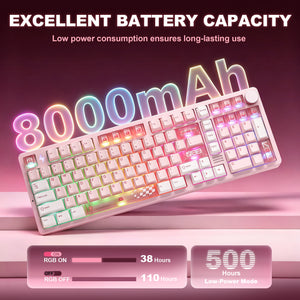 YUNZII AL98 PRO Dual-8K Wireless Aluminum Mechanical Keyboard