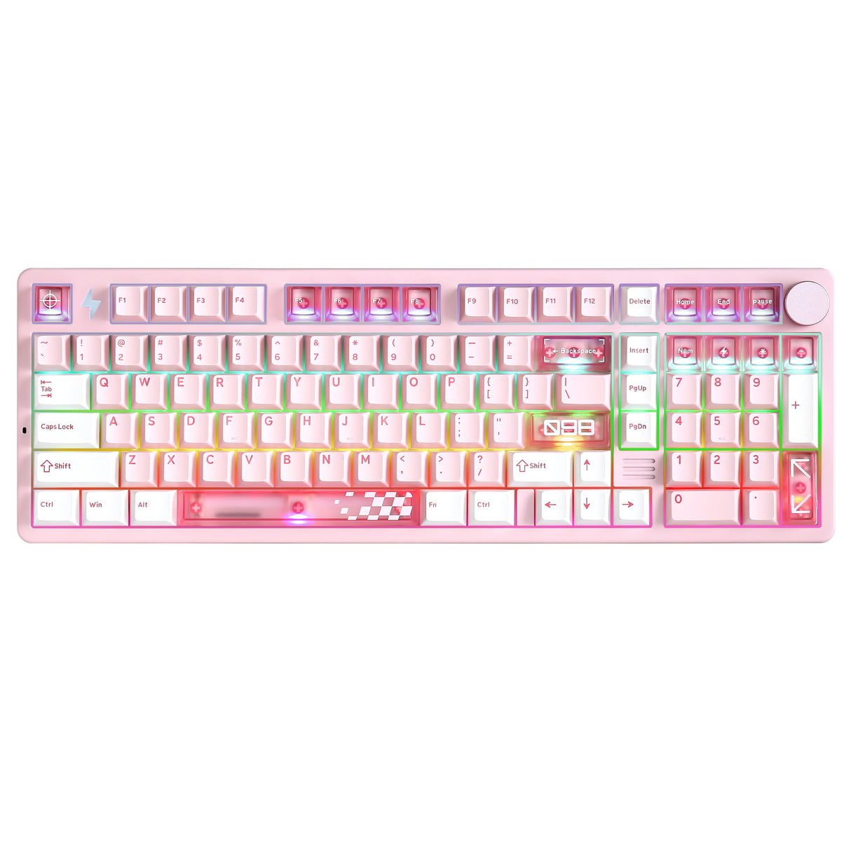 YUNZII AL98 PRO Dual-8K Wireless Aluminum Mechanical Keyboard
