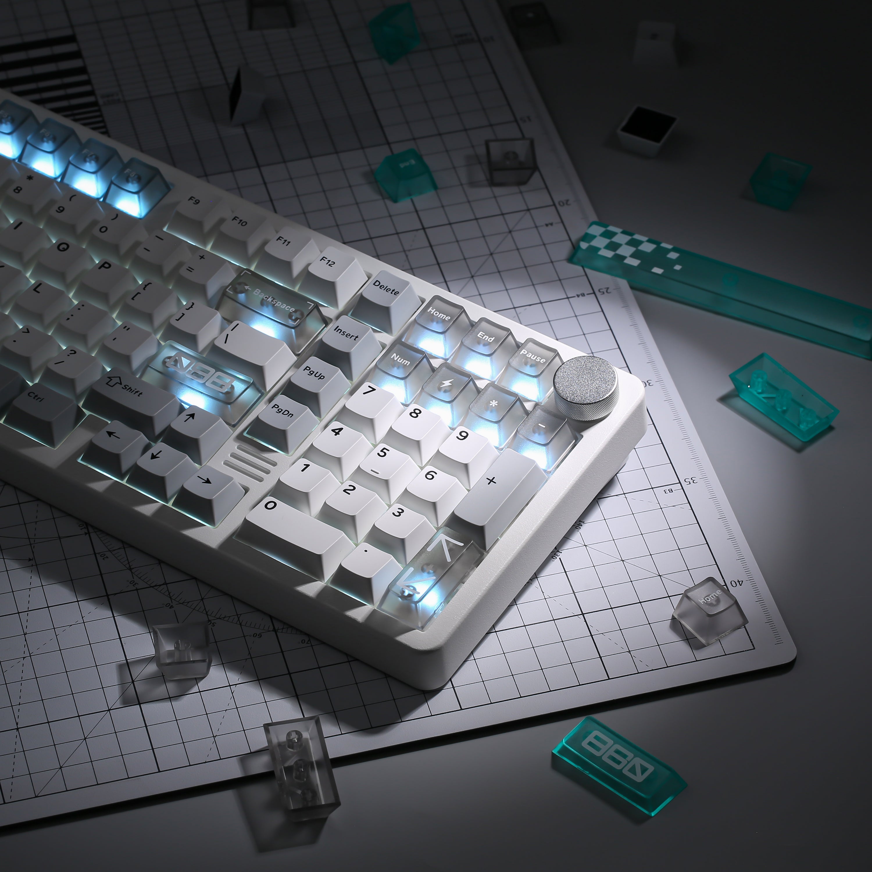 YUNZII AL98 PRO Dual-8K Wireless Aluminum Mechanical Keyboard