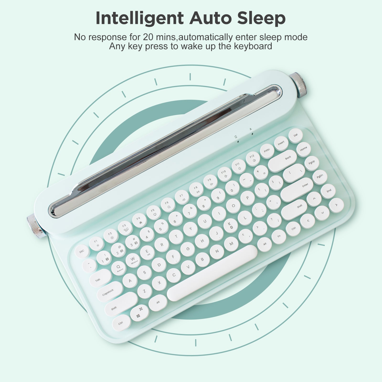 YUNZII ACTTO B305 Wireless Keyboard keyboard image