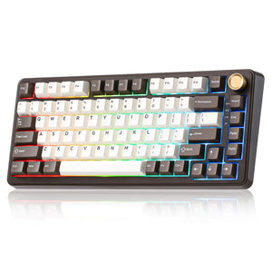 YUNZII B75 Pro Coffee Brown Wireless Mechanical Keyboard