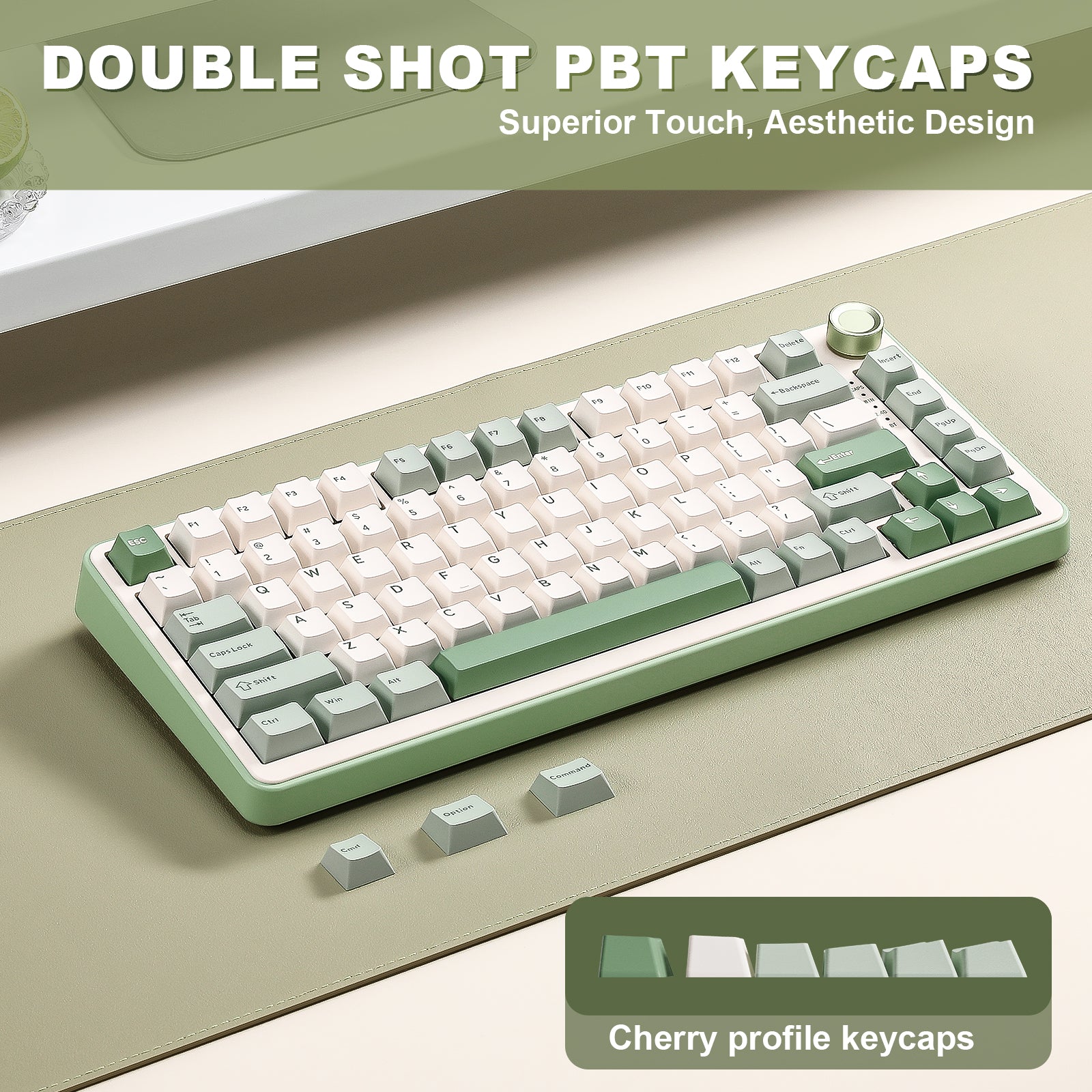 YUNZII B75 Pro Green Wireless Mechanical Keyboard – YUNZII KEYBOARD
