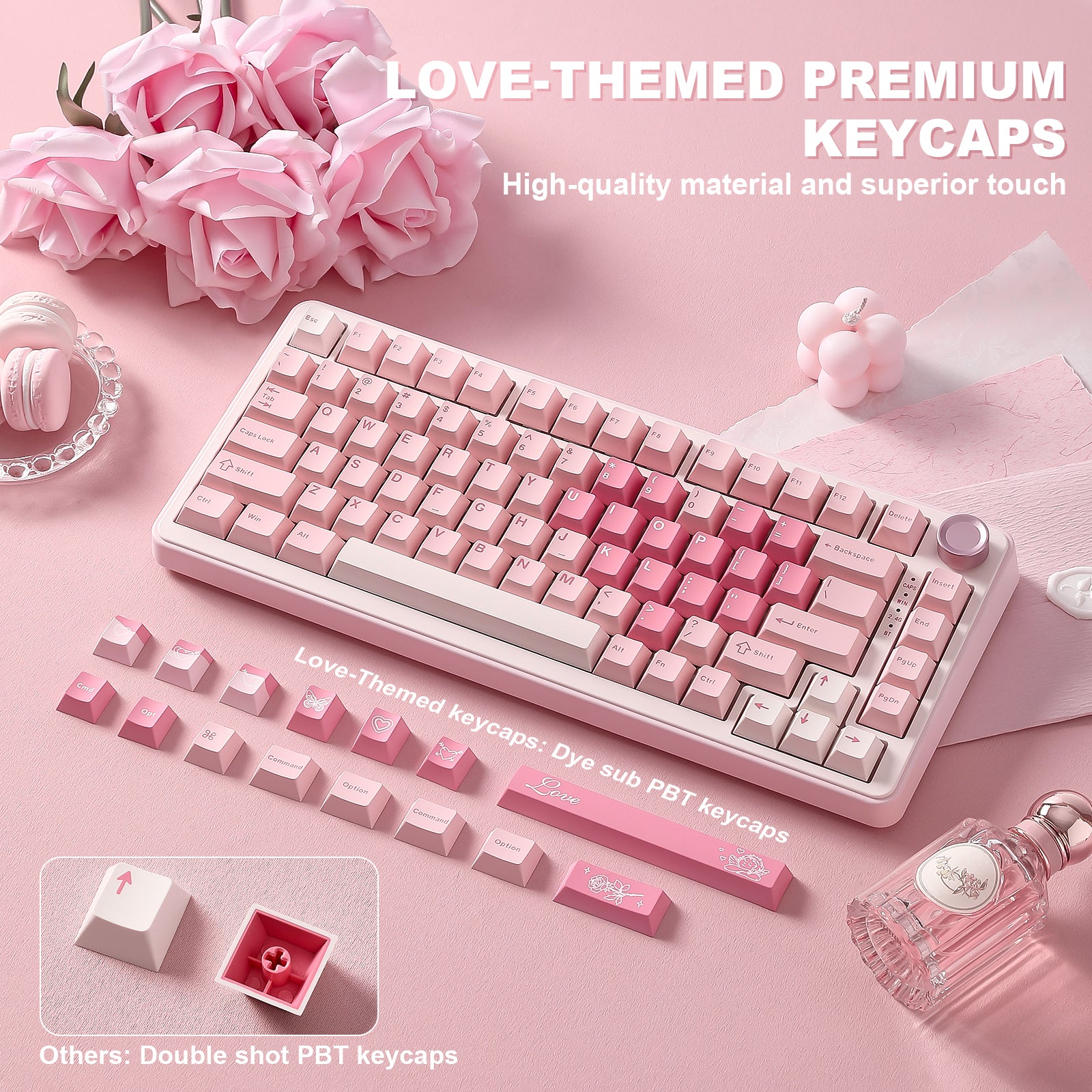 YUNZII B75 Pro Heart Wireless Mechanical Keyboard – YUNZII KEYBOARD