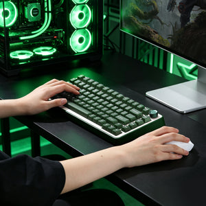 YUNZII B75 Pro Olive Green Wireless Mechanical Keyboard