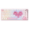 YUNZII B75 Pro White Heart Wireless Mechanical Keyboard