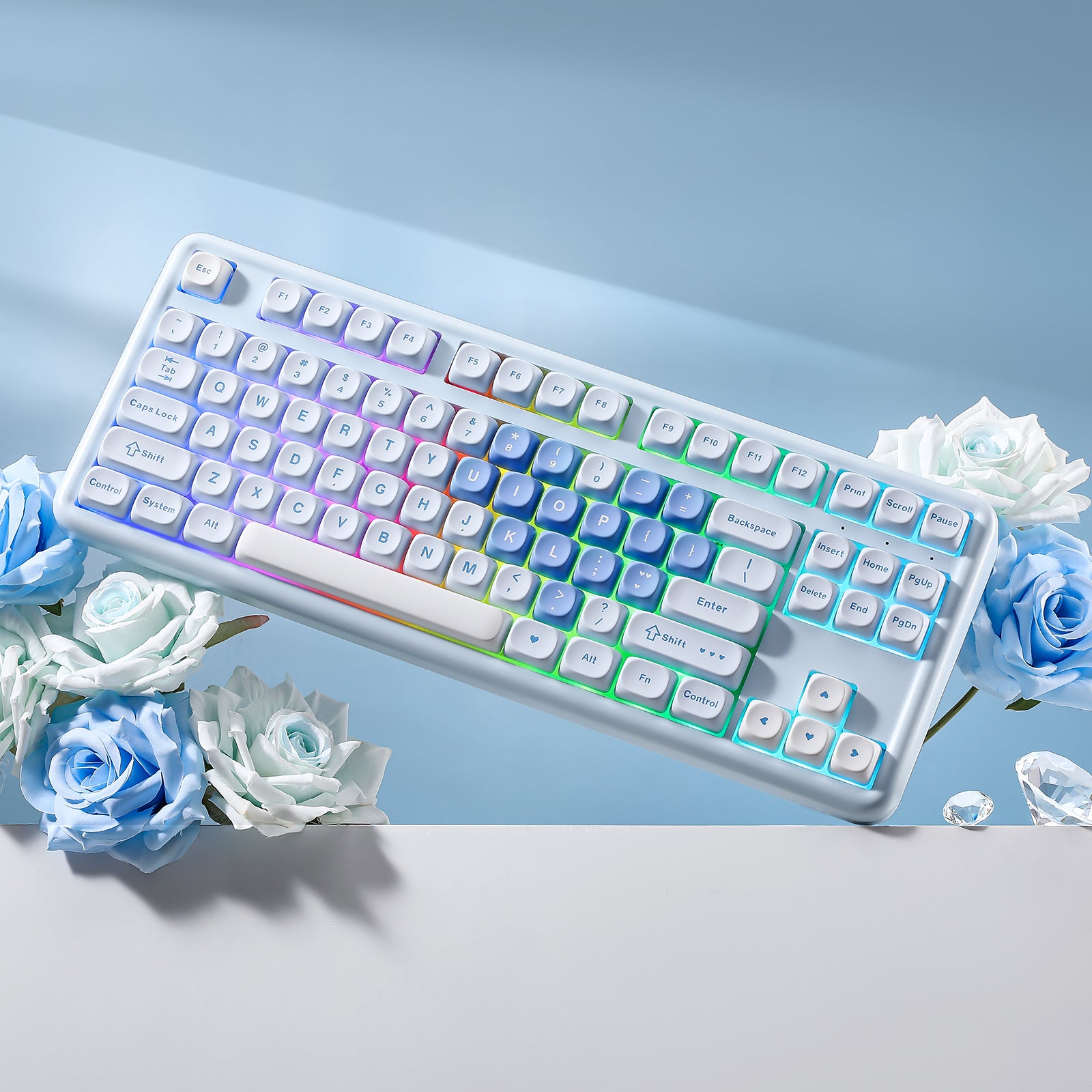 YUNZII B87 ブルー メカニカルキーボード YUNZII B87 QMK/VIA Custom Mechanical Keyboard – YUNZII KEYBOARD