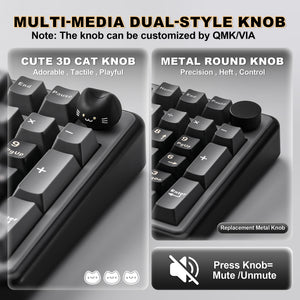 YUNZII B98 PRO QMK/VIA Wireless Mechanical Keyboard