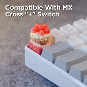 YUNZII Bayberry Cake Handmade Artisan Keycap