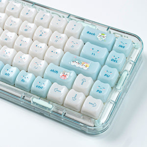 YUNZII Kitten Park MAO Profile Keycap Set