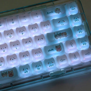 YUNZII Kitten Park MAO Profile Keycap Set