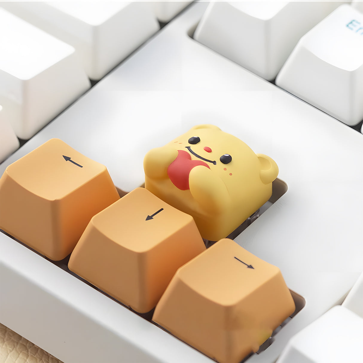 Butterbear Artisan Keycap