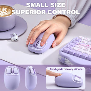 YUNZII C1 Silicone Tri-Mode Wireless Custom Mouse