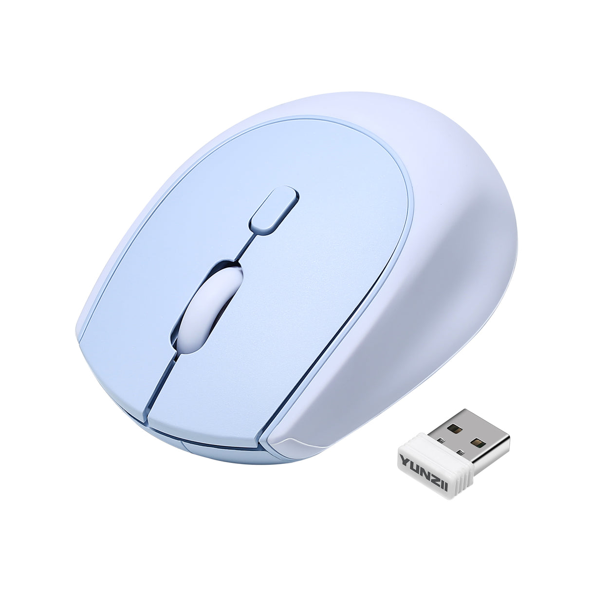 YUNZII C2 Silent Silicone Wireless Gaming Mouse