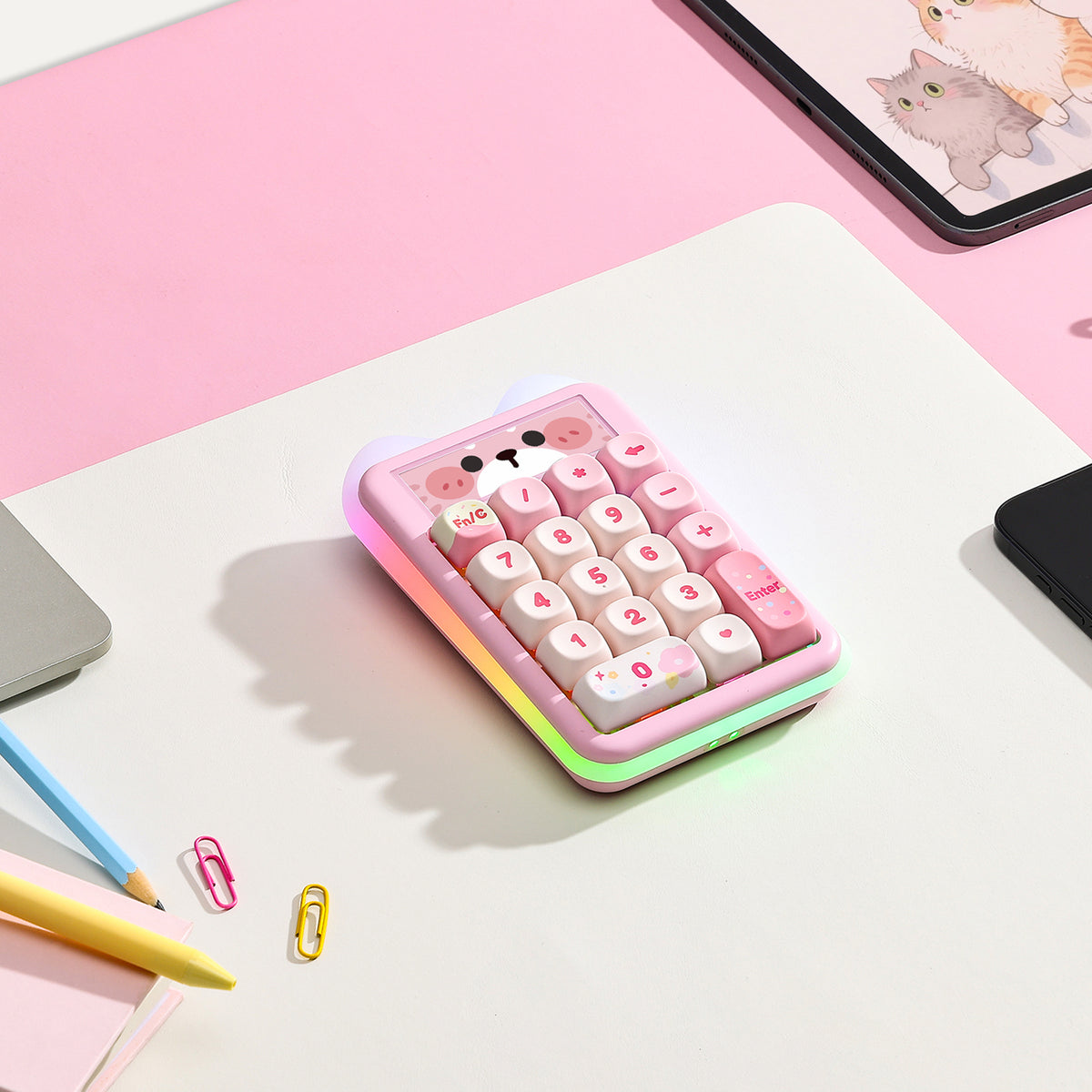 YUNZII C21 Wireless Mechanical Numpad Keyboard & Calculator