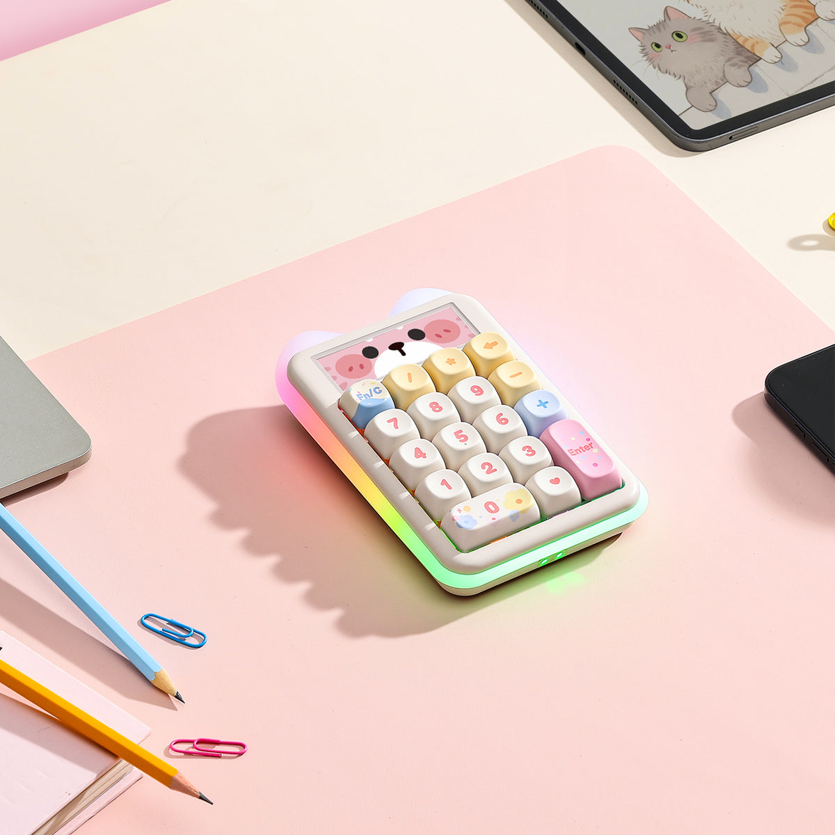 YUNZII C21 Wireless Mechanical Numpad Keyboard & Calculator