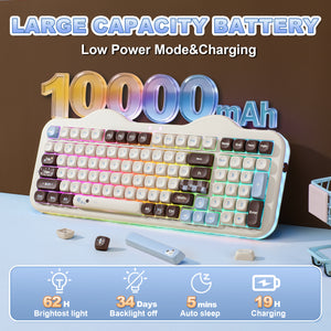 YUNZII C98 Cake Meow Wireless Mechanical Keyboard