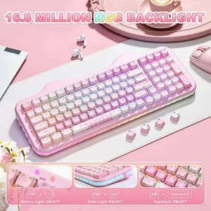 PRE-ORDER YUNZII C98 MAO Cake Kitten Wireless Mechanical Keyboard