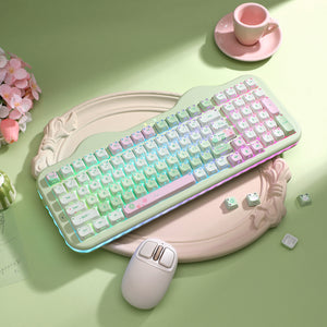 PRE-ORDER YUNZII C98 MAO Cake Kitten Wireless Mechanical Keyboard