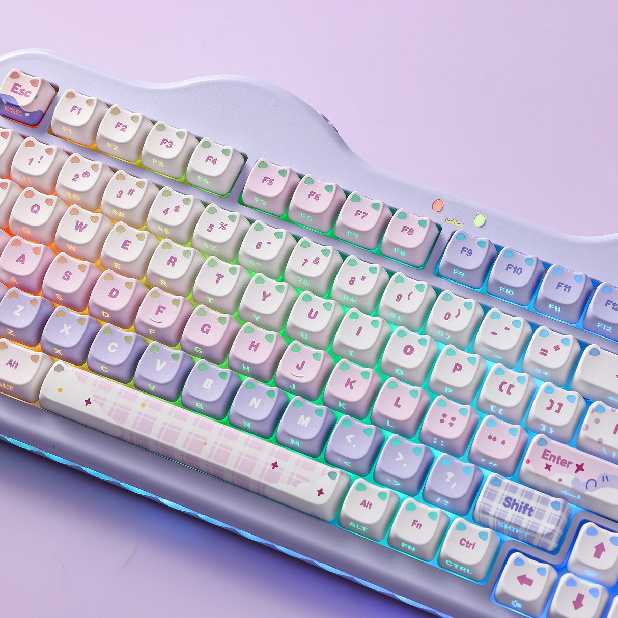 YUNZII C98 MAO Cake Kitten Wireless Mechanical Keyboard